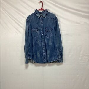 Arizona Jean Company XL Blue Denim Shirt